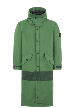 Stone Island: Зелёный плащ 