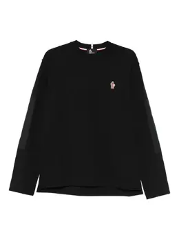 Moncler Grenoble: Чёрная футболка 