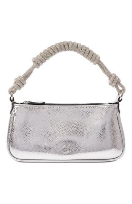 Pinko: Серебристая сумка 