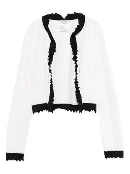 CHANEL Pre-Owned: Белая куртка 