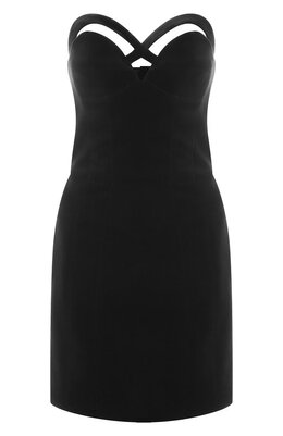 Mugler: Бархатное платье 