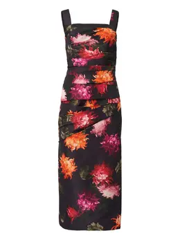 Carolina Herrera: Платье с принтом 