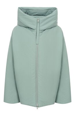 Jil Sander: Зелёный пуховик 