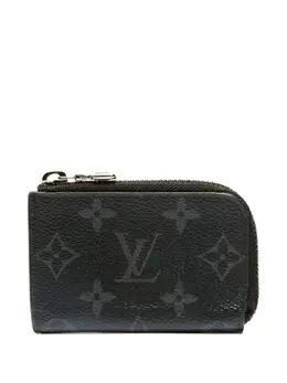 Louis Vuitton Pre-Owned: Чёрный кошелёк 