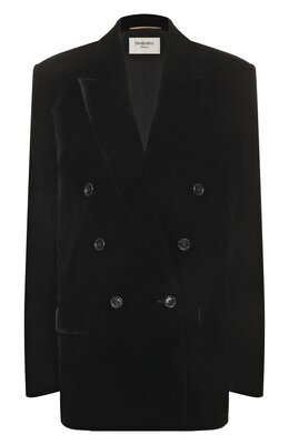 Saint Laurent: Бархатный жакет 