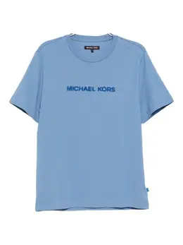 Michael Kors: Голубая футболка 