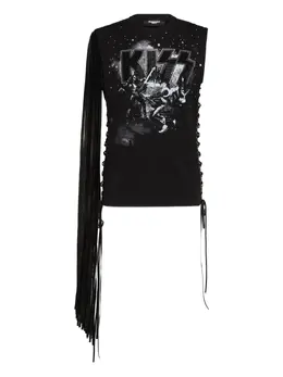 DSQUARED2: Чёрная футболка 