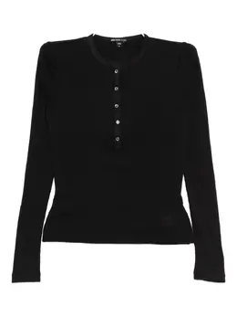 James Perse: Чёрный топ  Henley