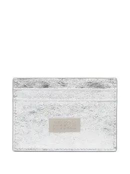 MM6 Maison Margiela: Серебристый картхолдер 
