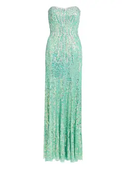 Jenny Packham: Зелёное платье 