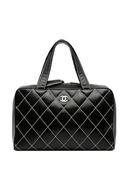 CHANEL Pre-Owned: Чёрная сумка 