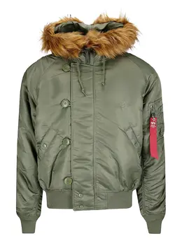 Alpha Industries: Зелёная куртка 