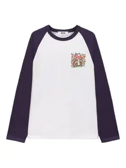 MSGM: Футболка с длинным рукавом 