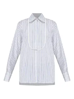 Lanvin: Рубашка в полоску 
