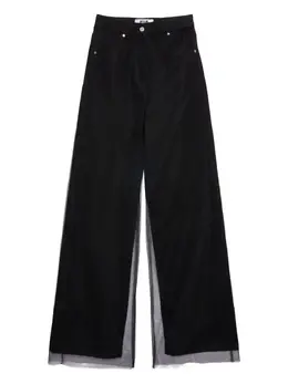 MSGM: Джинсы из фатина 