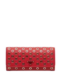 Prada Pre-Owned: Красный кошелёк 