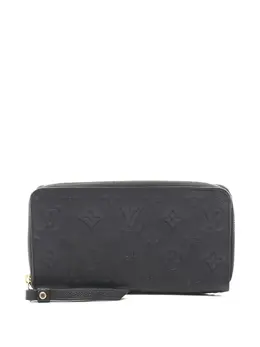 Louis Vuitton Pre-Owned: Чёрный кошелёк 