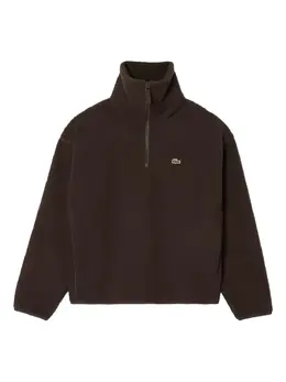 Lacoste: Коричневый свитер 