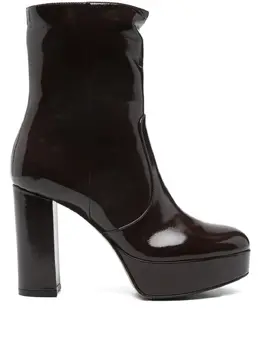 Gianvito Rossi: Коричневые ботинки 