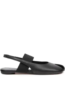 MM6 Maison Margiela: Чёрные сандалии 