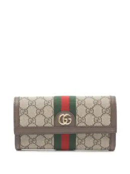 Gucci Pre-Owned: Коричневый кошелёк 