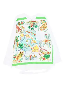 Comme Des Garçons Shirt: Рубашка с принтом 