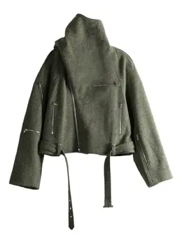 Rick Owens: Зелёная куртка 