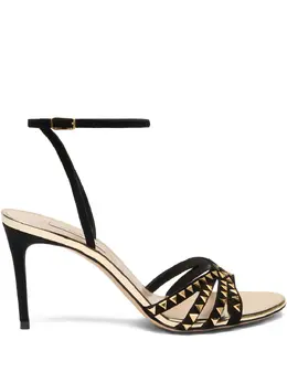 Casadei: Чёрные сандалии 