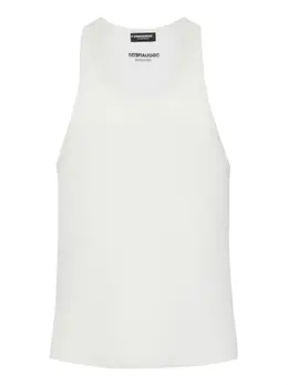 DSQUARED2: Белая майка  Tank