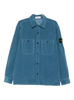 Stone Island: Голубая рубашка 