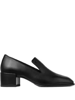 Jimmy Choo: Чёрные лоферы 
