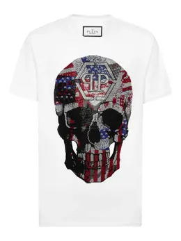 Philipp Plein: Футболка  Skull с принтом