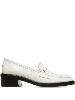 Bally: Белые лоферы 