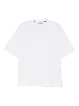 Stone Island: Белая футболка 
