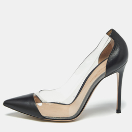 Gianvito Rossi: Чёрные туфли  Plexi