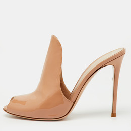 Gianvito Rossi: Бежевые сабо 