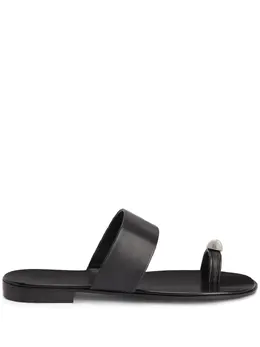 Giuseppe Zanotti: Чёрные сандалии  Norbert