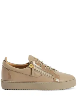 Giuseppe Zanotti: Бежевые кроссовки  Frankie