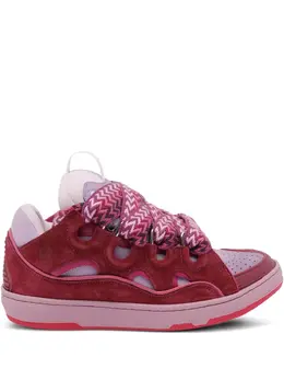 Lanvin: Розовые кроссовки  Curb
