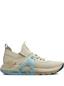 Under Armour: Бежевые кроссовки  Project Rock