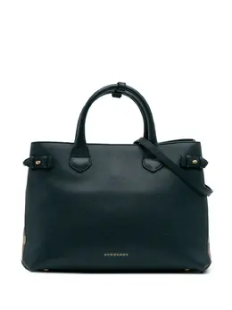 Burberry Pre-Owned: Голубая сумка 