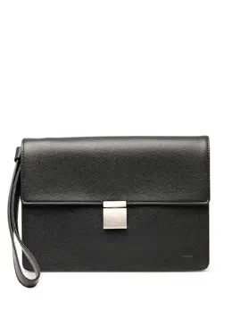 Louis Vuitton Pre-Owned: Чёрный клатч 