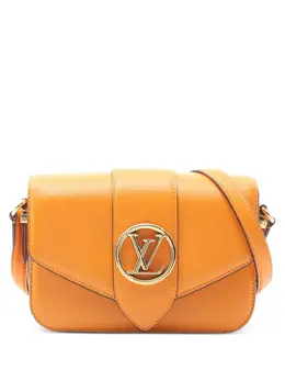 Louis Vuitton Pre-Owned: Оранжевая сумка через плечо 