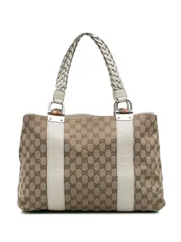 Gucci Pre-Owned: Коричневая сумка-шоппер 