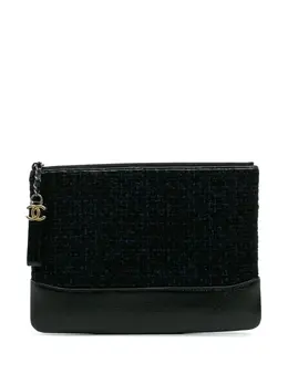 CHANEL Pre-Owned: Голубой клатч 