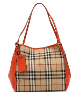 Burberry Pre-Owned: Коричневая сумка-шоппер 