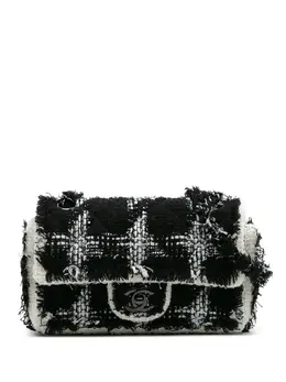 CHANEL Pre-Owned: Серебристая сумка через плечо 