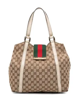 Gucci Pre-Owned: Коричневая сумка-шоппер 