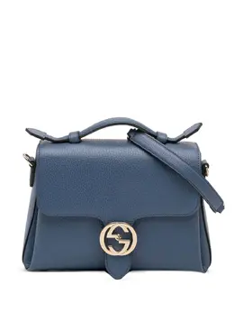 Gucci Pre-Owned: Голубая сумка 
