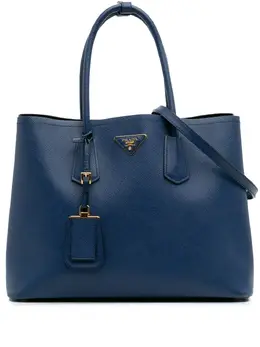 Prada Pre-Owned: Голубая сумка 